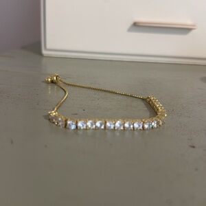 Elegant Gold and Silver Bracelet
